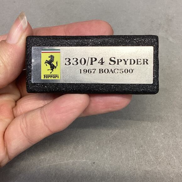 GMP Masterpiece Collection Plaque For 1967 BOAC 500 Ferrari 330/P4 Spyder - Picture 4 of 4